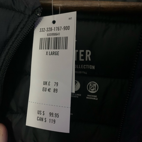 Mens Hollister Puffer Coat - Picture 3 of 4